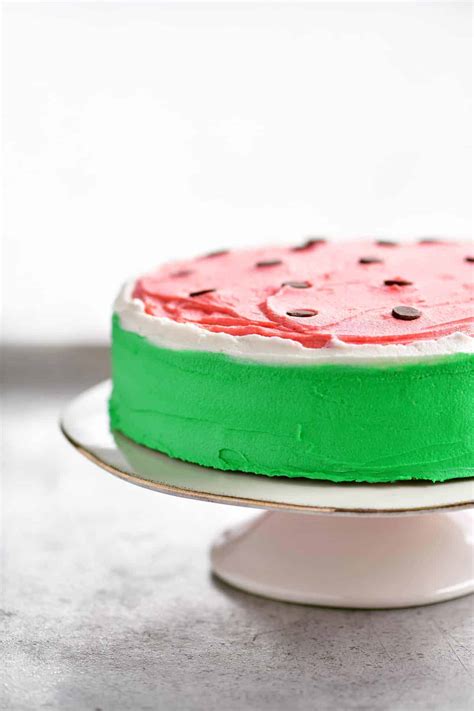 Watermelon Cake Recipe - The Gunny Sack