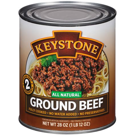 Good Product Online 4 CANS Keystone All Natural Ground Beef 28 Oz ...