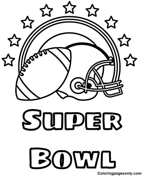 Super Bowl 2023 Coloring Pages Printable for Free Download