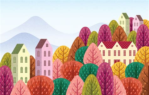 Autumn Season Scenery 2952783 Vector Art at Vecteezy