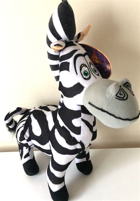 Madagascar 3 MARTY THE ZEBRA Large Toy 14" Licensed Plush Stuffed ...