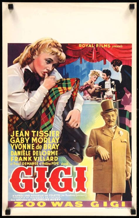 Gigi (1949) Original BelgianMovie Poster - Original Film Art - Original Film Art - Vintage Movie ...