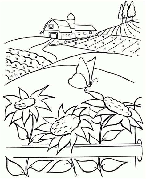 Nature Coloring Pages to Print | ColoringMe.com