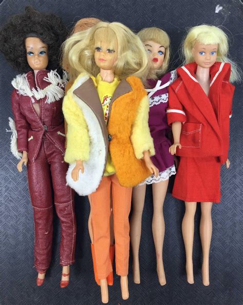 Lot - (5) Vintage Barbie Midge Dolls