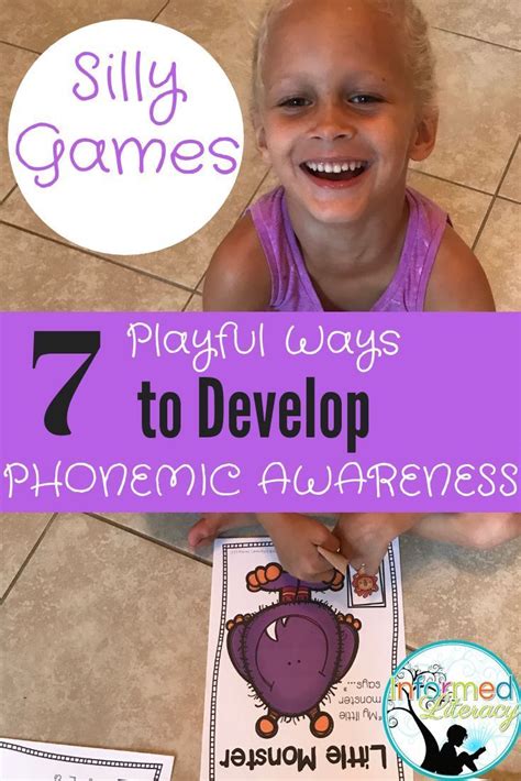 These phonemic awareness games are perfect for preschool, kindergarten, and first grade students ...