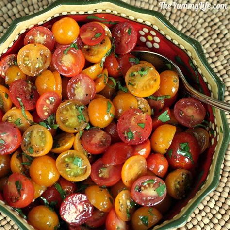 Marinated Cherry Tomato & Herb Salad