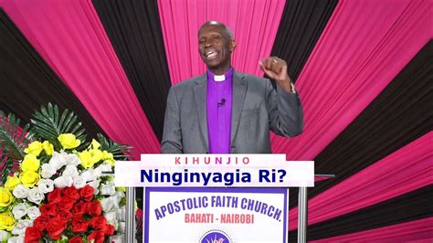 Ninginyagia ri || Bishop Peter Gatimu || Rurumuka Inooro TV, Sunday 26th November 2023 - YouTube