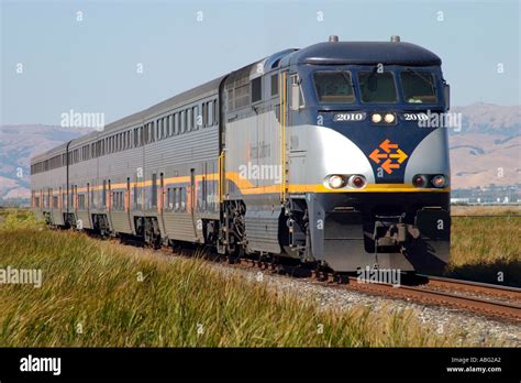 Amtrak Capitol Corridor Commuter Train Stock Photo - Alamy