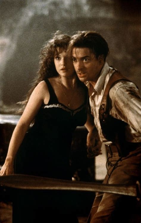 The Mummy - Rachel Weisz as Evelyn "Evie" Carnahan O'Connell and Brendan Fraser as Richard "Rick ...