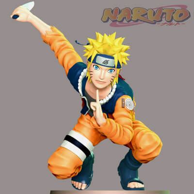 Naruto Fan Art - 3D Print Model by lovemodel