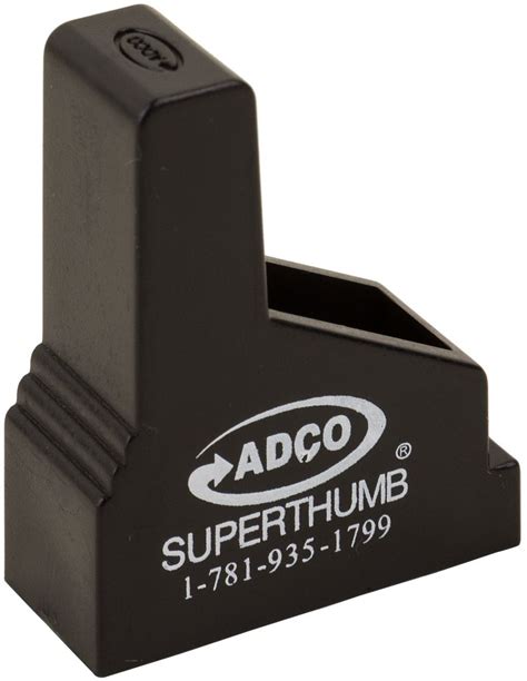 ADCO Super Stack Speedloader Thumb 380ACP Black Finish Poly - Sam's Firearms