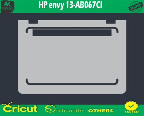 HP Envy 13-AB067Cl Skin Vector Template - 2.00