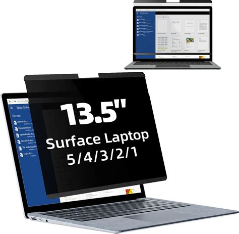 Magnetic Privacy Screen for 13.5 Inch Microsoft Surface Laptop 5/4/3/2 ...