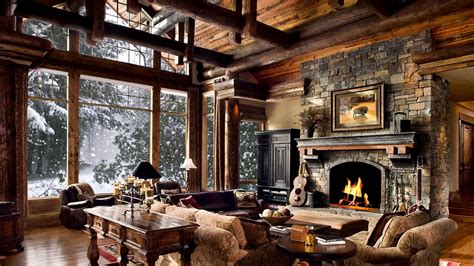 Cozy Winter Fireplace