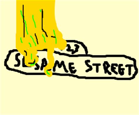 Sesame Street "Wet Paint" song - Drawception