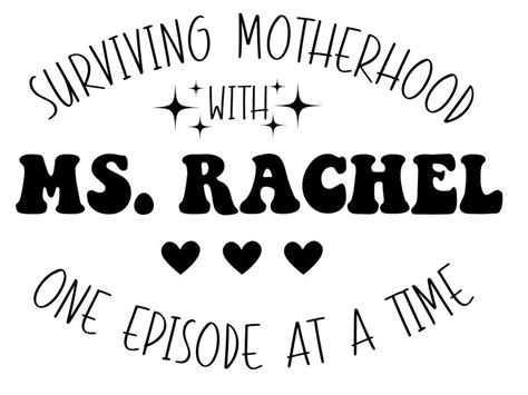 Ms. Rachel Svg Surviving Motherhood Motherhood Svg - Etsy