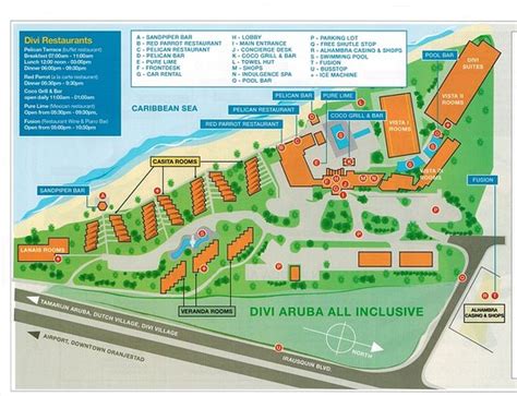 Divi Village Golf And Beach Resort Map