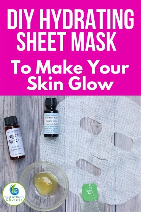 Hydrating Sheet Mask DIY Recipe | Diy sheet mask, Sheet mask, Diy skin ...