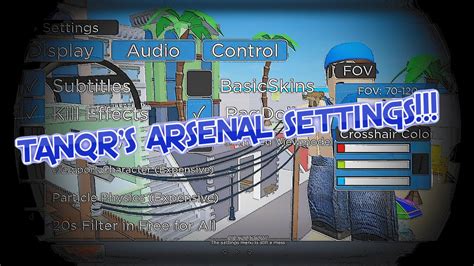 ARSENAL BUT IM USING TANQR"S SETTINGS - YouTube