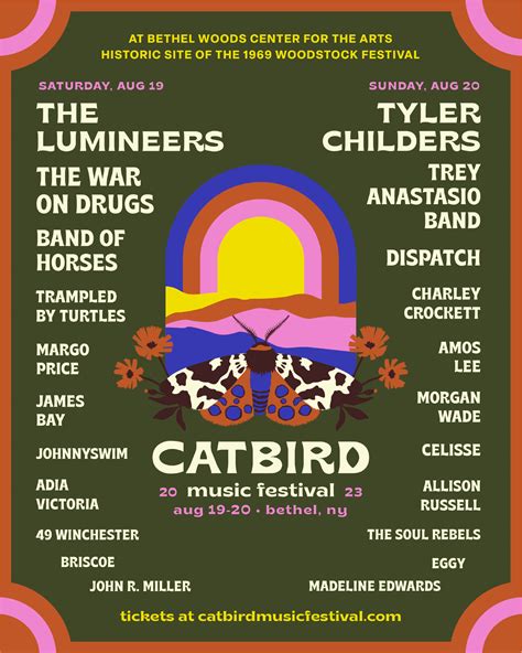 Catbird Music Festival | Bethel, NY | August 19-20 2023