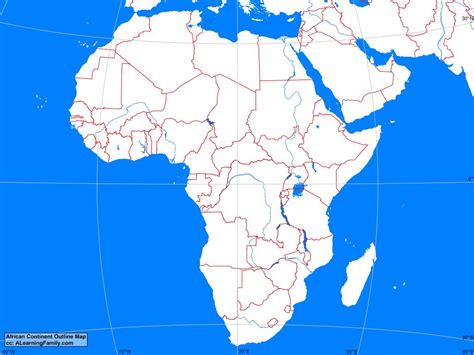 Africa Political Map Outline