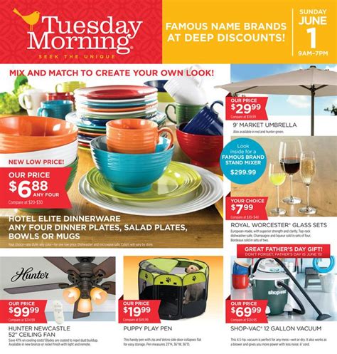 Tuesday Morning Weekly Ad in Sacramento | Tuesday morning, Tuesday ...