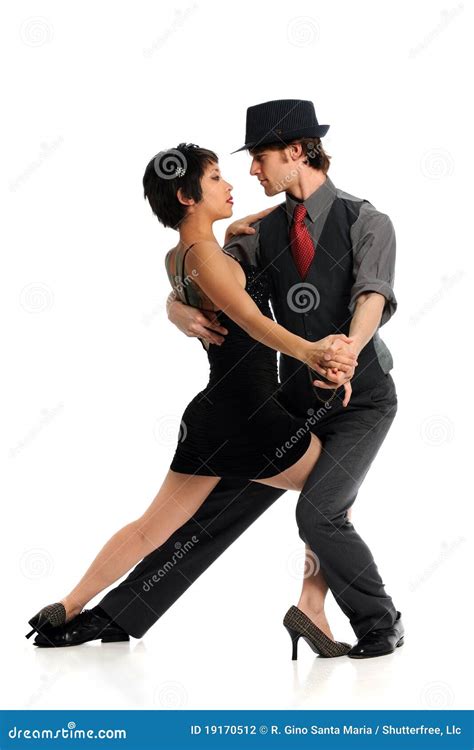 Couple Dancing Tango stock photo. Image of female, performance - 19170512