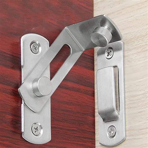 90 Degree Buckle Bolt Barn Home Door Lock Latch Hasp Sliding Buckle For ...