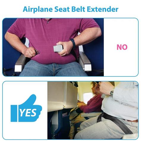 Type A Universal Adjustable Airplane Seat Belt Extender