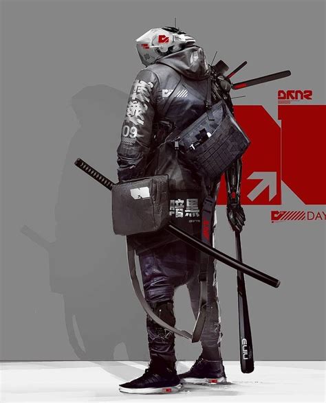 Image may contain: one or more people | Cyberpunk character, Samurai ...