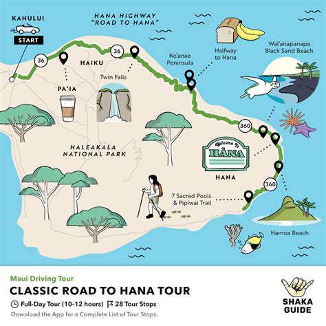 Road to Hana Maps - Stops, Points of Interest + Alternate Routes