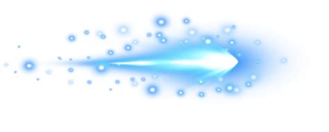 Blue Light Laser Beam with Glowing Particles Clipart | PNG All