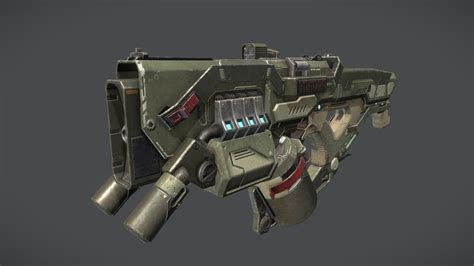 Sci-fi Plasma Gun - Download Free 3D model by Manny Ruiz (@MannyRuiz ...