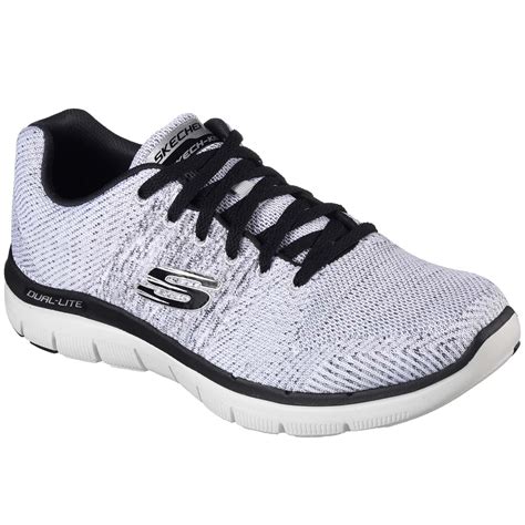 Skechers Men's Flex Advantage 2.0 Missing Link Athletic Shoe - White/Black