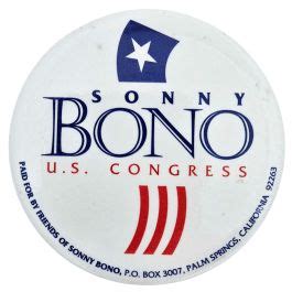 1994 Sonny Bono for U.S. Congress California Campaign Button.