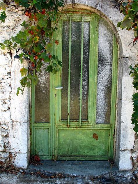 green and green | Unique doors, Beautiful doors, Cool doors