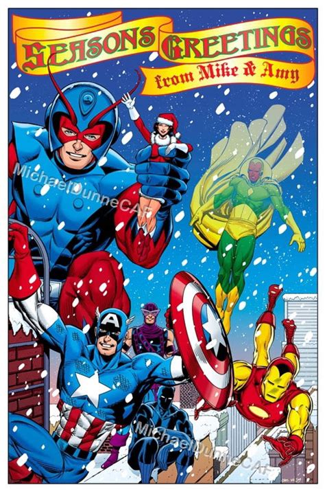 An Avengers Christmas by Chris Ivy, in michael dunne's Christmas Card ...