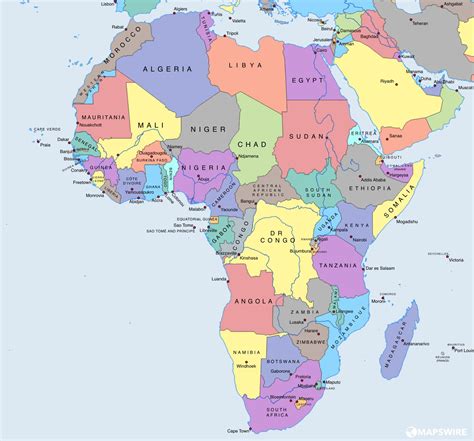 Africa Map Political | www.pixshark.com - Images Galleries With A Bite!