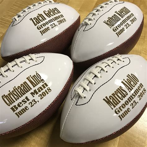 The BEST Personalized Football (Custom Engraved For Free)