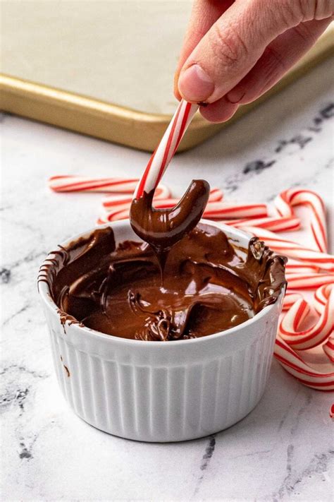 Chocolate Dipped Candy Canes Recipe - Dinner, then Dessert