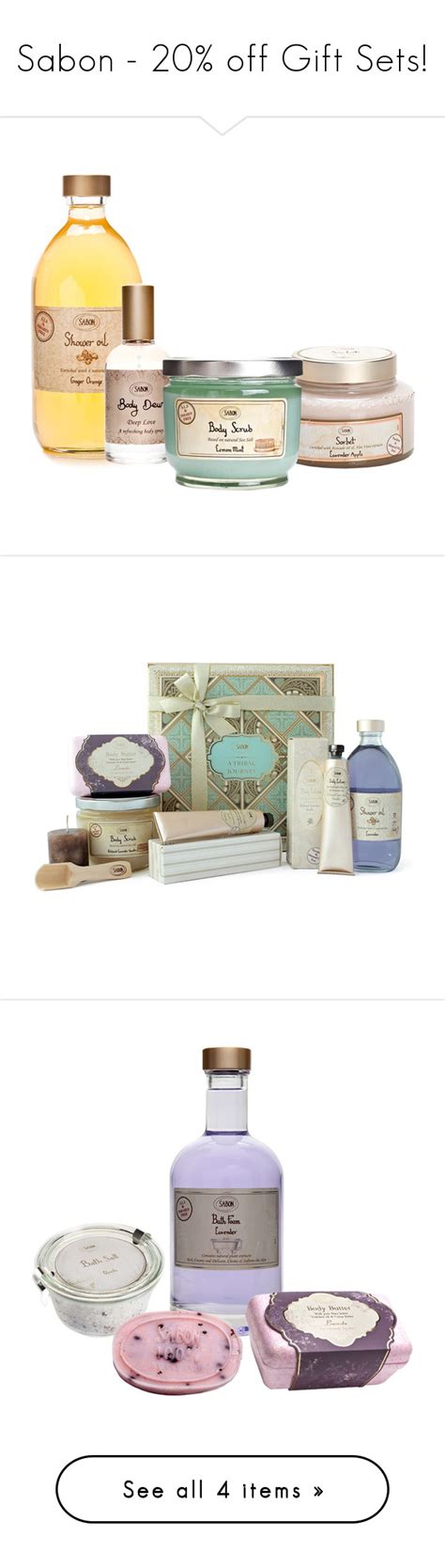 "Sabon - 20% off Gift Sets!" by sabon liked on Polyvore featuring beauty products, bath & body ...