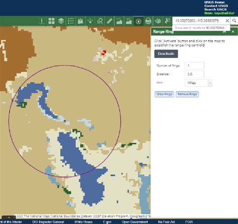 Land cover layer accessed via online USGS National Map, showing Range... | Download Scientific ...