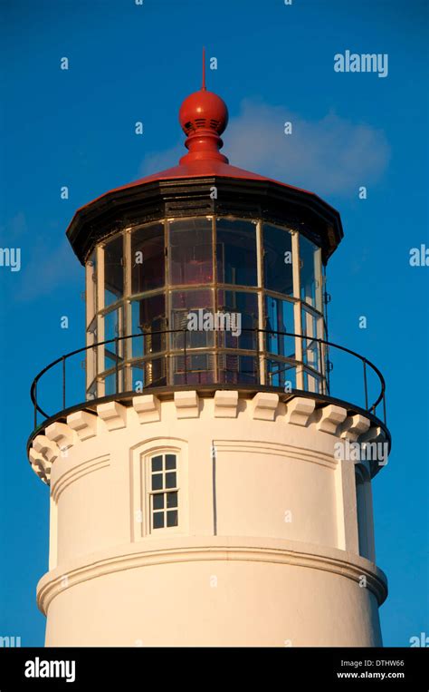 Umpqua River Lighthouse, Umpqua River Lighthouse State Park, Oregon Stock Photo - Alamy