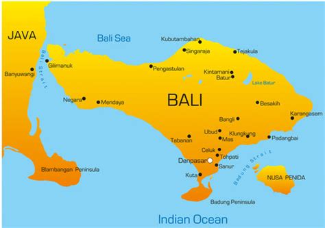 Vandalizovat plovoucí Jděte na okruh bali mapa indonesia čtvrťák Sezóna ...