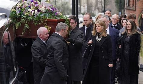 Derek Draper funeral: Kate Garraway leads procession for husband with Tony Blair and Elton John ...