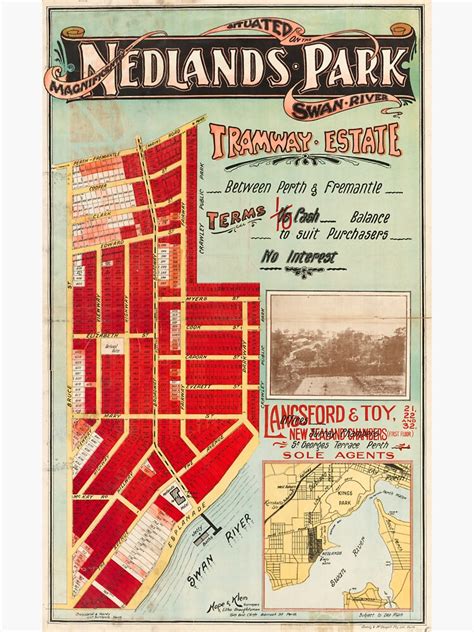 "Map of Nedlands Park Tramway Estate, Perth, Western Australia, 1910, State Library of Western ...