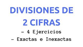 DIVISIONES DE 1 CIFRA | EJERCICIOS RESUELTOS | Doovi