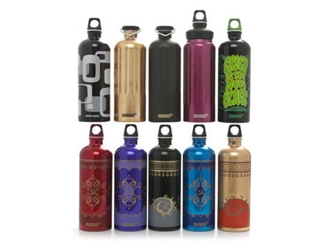 SIGG 1.0L Aluminum Water Bottle 2-Pack Bundle (Random Designs)