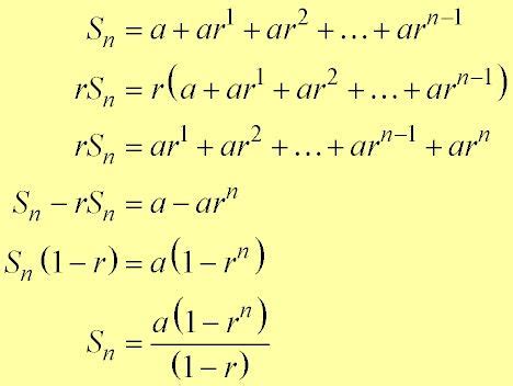 Sum of Gp Formula - AadengroThomas