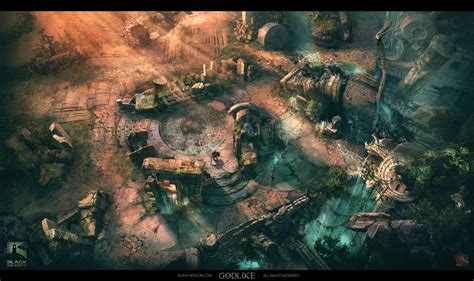 ArtStation - Aerd. Map Concept Art - Old City Ruins